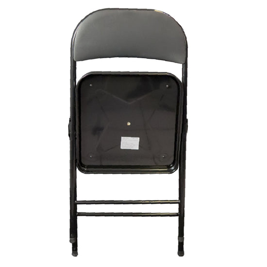 PAQUETE CON 6 Silla acojinada MODAMOB VC188 plegable, 45cmx 45cmx88cm, tubo 22mmx0.8mm, metalica, color negro, 120kg