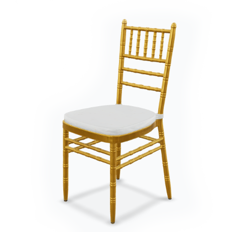 SILLA TIFFANY DORADA