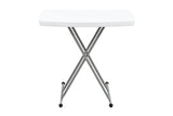 Mesa MODAMOB Plegable con ajuste de altura: base de la mesa 76cmx50cm. 3 niveles de altura: 70.5cm, 61cm, 46.5cm