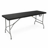 Mesa Plegable MODAMOB FLEXBOARD 180 BLACK, 180cm76cmx74cm, calibre 25mm, color negro