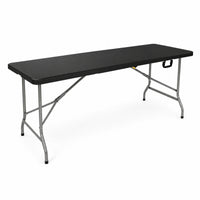 Mesa Plegable MODAMOB FLEXBOARD 180 BLACK, 180cm76cmx74cm, calibre 25mm, color negro