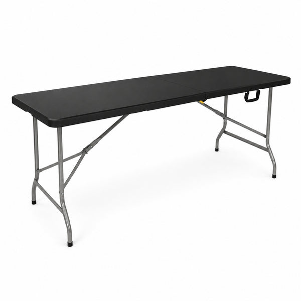 Mesa Plegable MODAMOB FLEXBOARD 180 BLACK, 180cm76cmx74cm, calibre 25mm, color negro