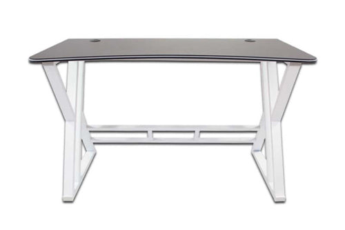 Escritorio MODAMOB, modelo MILAN, estructura metalica, diseno resistente, 120x61x73cm, color negro con blanco