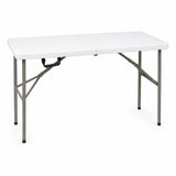 Mesa MODAMOB plegable, modelo Flex Board, 1.22 metros, altura 74cm, ancho 61cm, Color Blanco
