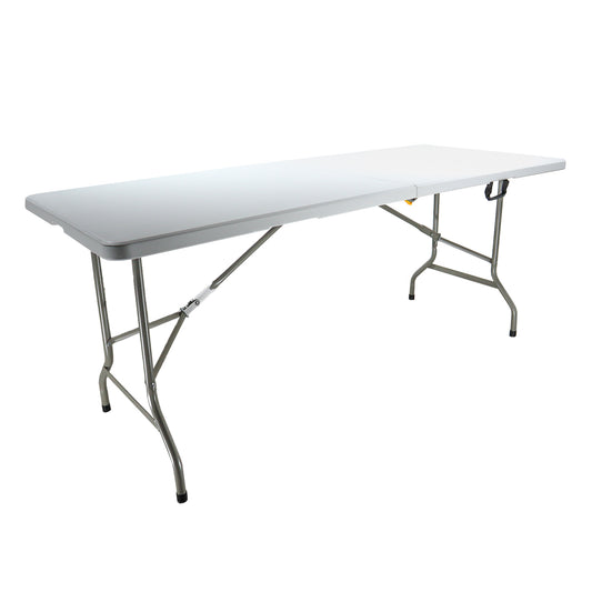 Mesa plegable MODAMOB Flex Board 180, color blanco, multiusos, 1.80m, 180x74x74cm, tubular calibre 25mm, resistente