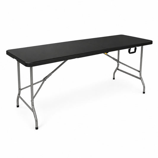 Mesa Plegable MODAMOB FLEXBOARD 180 BLACK, 180cm76cmx74cm, calibre 25mm, color negro