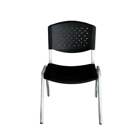 Silla De Visita MODAMOM, con Armazon de Metal, negro