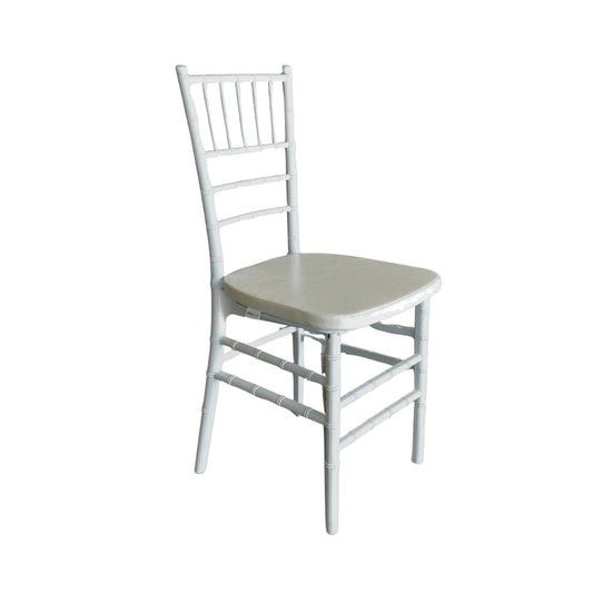 Silla MODAMOB, modelo Tiffany, color perla, 89.5 x 38 x 38cm, 3.33 kg, incluye asiento acolchado
