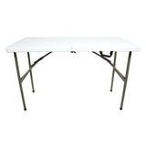 Mesa MODAMOB plegable, modelo Flex Board, 1.22 metros, altura 74cm, ancho 61cm, Color Blanco