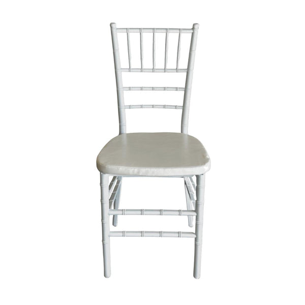 Silla MODAMOB, modelo Tiffany, color perla, 89.5 x 38 x 38cm, 3.33 kg, incluye asiento acolchado