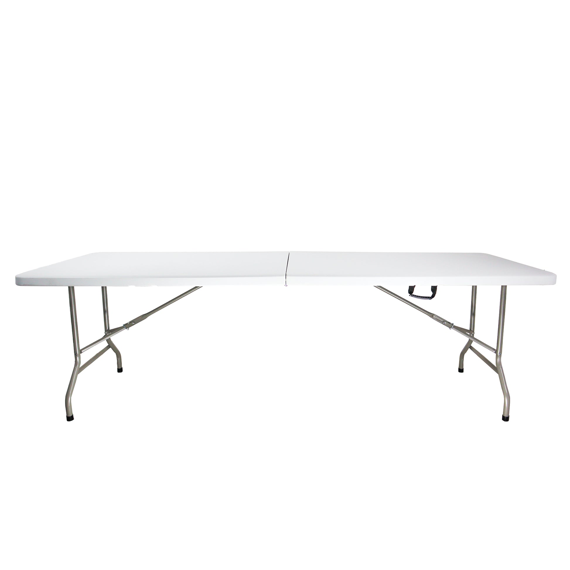 Mesa plegable MODAMOB FLEXBOARD 244, 2.440x760x740cm, calibre 25mm, 4.3cm grosor, blanco