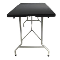 Mesa Plegable MODAMOB FLEXBOARD 180 BLACK, 180cm76cmx74cm, calibre 25mm, color negro