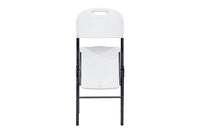 Silla MODAMOB Modelo Forza, plegable 57cm largo, 48cm ancho, 88cm altura, diametro tubo 25mm. Calibre 18, soporta 140 kg, Color Blanco