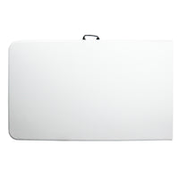 Mesa plegable MODAMOB FLEXBOARD 244, 2.440x760x740cm, calibre 25mm, 4.3cm grosor, blanco
