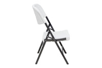 Silla MODAMOB Modelo Forza, plegable 57cm largo, 48cm ancho, 88cm altura, diametro tubo 25mm. Calibre 18, soporta 140 kg, Color Blanco