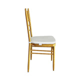 Silla MODAMOB modelo Tiffany, Metalica, color dorado, 91.5cm x 39.5cm x 40cm, ¡cojin de regalo!