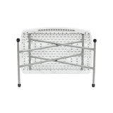 Mesa MODAMOB Plegable con ajuste de altura: base de la mesa 76cmx50cm. 3 niveles de altura: 70.5cm, 61cm, 46.5cm