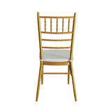 Silla MODAMOB modelo Tiffany, Metalica, color dorado, 91.5cm x 39.5cm x 40cm, ¡cojin de regalo!