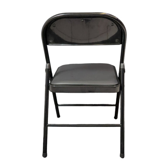Silla MODAMOB metalica plegable acojinada modelo VC188, 45x45x88 CM, tubo 22x0.8 mm, soporta hasta 120kg, color negro