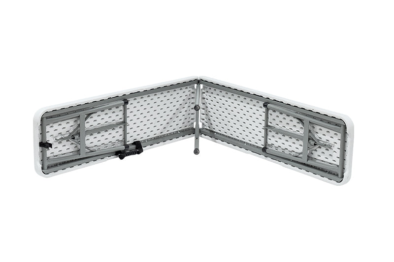 Banca plegable MODAMOB, largo 1.83mts, ancho 28cm, alto 43.5cm, tubo grosor 22mm, color blanco