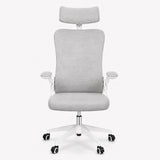 Silla gerencial MODAMOB, modelo Graphite, reposabrazos, Cabecera y respaldo de malla, piston de gas C3 120Kg, Color Blanco/gris