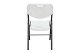 Silla MODAMOB Modelo Forza, plegable 57cm largo, 48cm ancho, 88cm altura, diametro tubo 25mm. Calibre 18, soporta 140 kg, Color Blanco