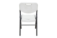 Silla MODAMOB Modelo Forza, plegable 57cm largo, 48cm ancho, 88cm altura, diametro tubo 25mm. Calibre 18, soporta 140 kg, Color Blanco