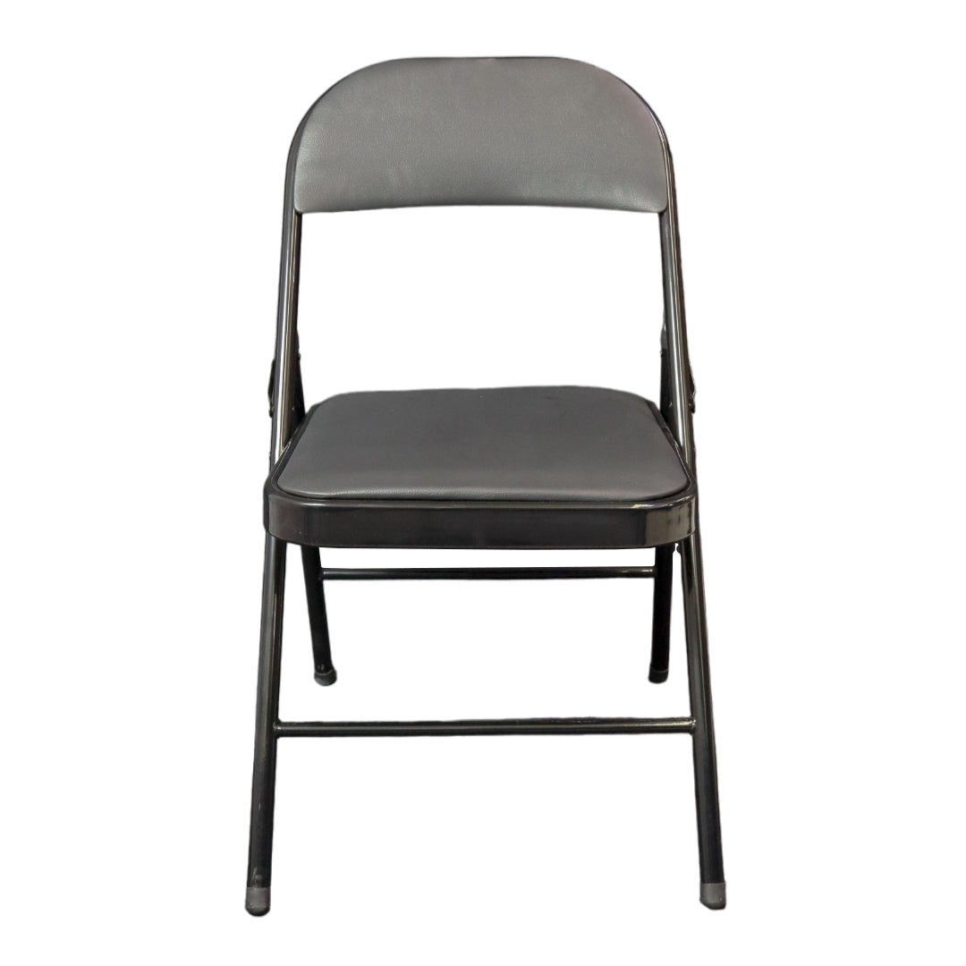 Silla MODAMOB metalica plegable acojinada modelo VC188, 45x45x88 CM, tubo 22x0.8 mm, soporta hasta 120kg, color negro