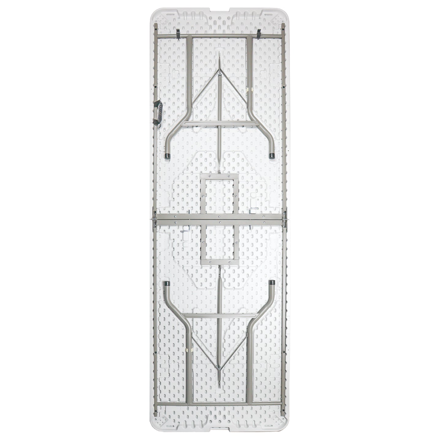 Mesa plegable MODAMOB FLEXBOARD 244, 2.440x760x740cm, calibre 25mm, 4.3cm grosor, blanco