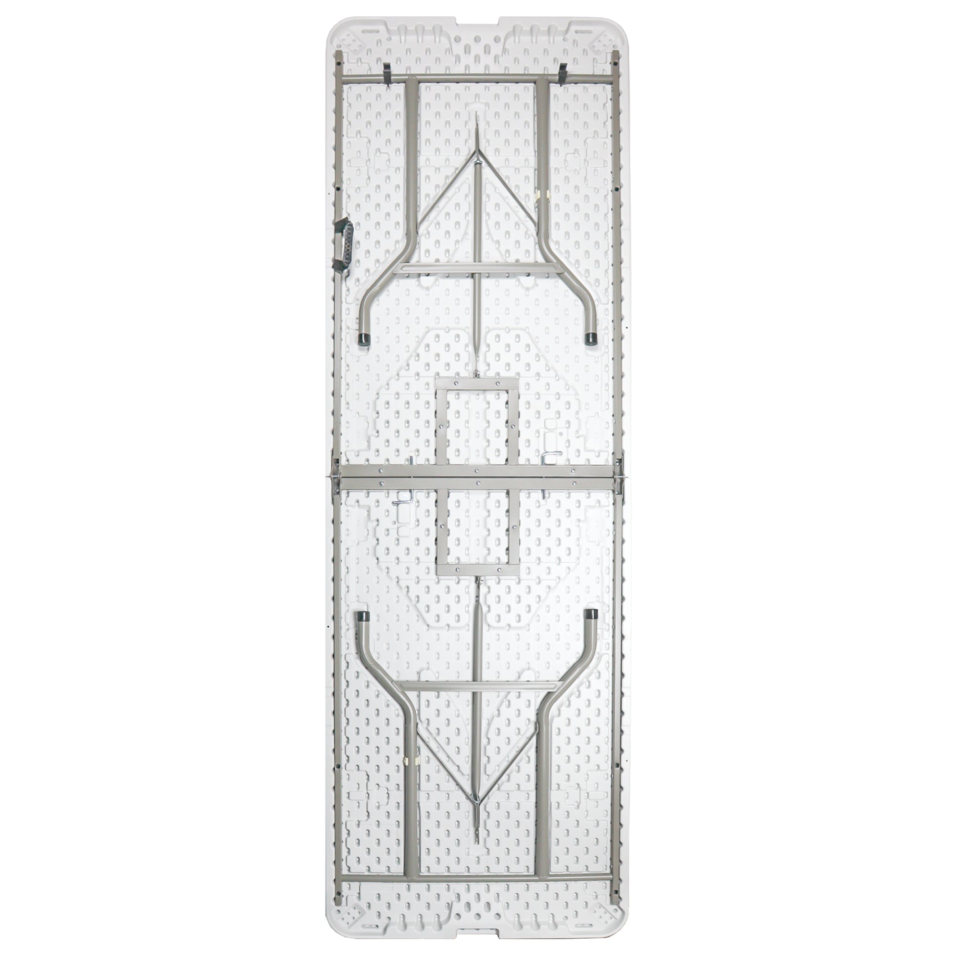 Mesa plegable MODAMOB FLEXBOARD 244, 2.440x760x740cm, calibre 25mm, 4.3cm grosor, blanco