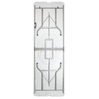 Mesa plegable MODAMOB FLEXBOARD 244, 2.440x760x740cm, calibre 25mm, 4.3cm grosor, blanco