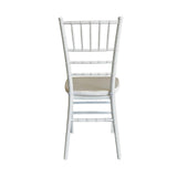 Paquete de 5 Sillas MODAMOB, modelo Tiffany, 161cm x 40cm x 46cm, 20 kg, incluye asiento acolchado, color perla
