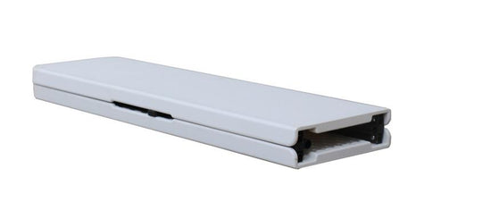 Banca plegable MODAMOB, largo 1.83mts, ancho 28cm, alto 43.5cm, tubo grosor 22mm, color blanco