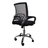Silla gerencial MODAMOB, modelo EVEREST, respaldo de malla, reposabrazos, piston de gas C3 120Kg, base metalica con 5 ruedas, color negro