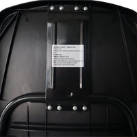 PACK de 10 Sillas plegables MODAMOB RAVEN, negras, Reforzadas, 47 x 45 x 82cm, tubo 19mm, calibre 18, hasta 120kg