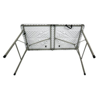 Mesa MODAMOB plegable, modelo Flex Board, 1.22 metros, altura 74cm, ancho 61cm, Color Blanco