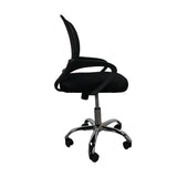 Silla gerencial MODAMOB, modelo EVEREST, respaldo de malla, reposabrazos, piston de gas C3 120Kg, base metalica con 5 ruedas, color negro