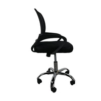Silla gerencial MODAMOB, modelo EVEREST, respaldo de malla, reposabrazos, piston de gas C3 120Kg, base metalica con 5 ruedas, color negro