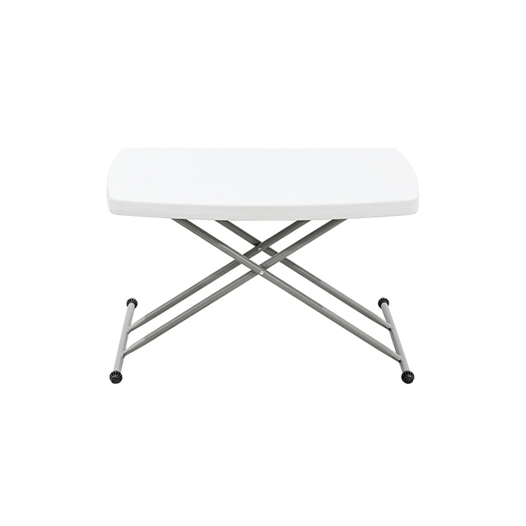 Mesa MODAMOB Plegable con ajuste de altura: base de la mesa 76cmx50cm. 3 niveles de altura: 70.5cm, 61cm, 46.5cm