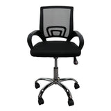 Silla gerencial MODAMOB, modelo EVEREST, respaldo de malla, reposabrazos, piston de gas C3 120Kg, base metalica con 5 ruedas, color negro