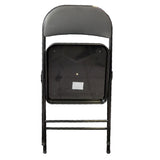 Silla MODAMOB metalica plegable acojinada modelo VC188, 45x45x88 CM, tubo 22x0.8 mm, soporta hasta 120kg, color negro
