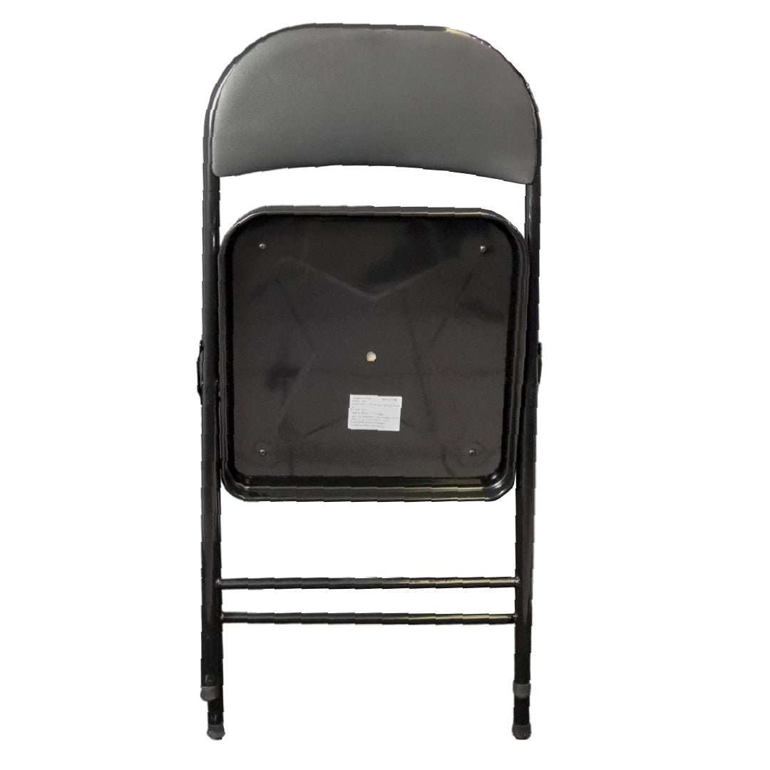 Silla MODAMOB metalica plegable acojinada modelo VC188, 45x45x88 CM, tubo 22x0.8 mm, soporta hasta 120kg, color negro