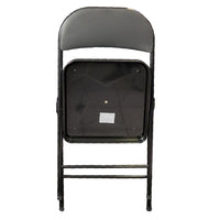 Silla MODAMOB metalica plegable acojinada modelo VC188, 45x45x88 CM, tubo 22x0.8 mm, soporta hasta 120kg, color negro