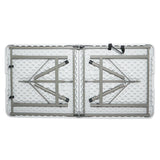 Mesa MODAMOB plegable, modelo Flex Board, 1.22 metros, altura 74cm, ancho 61cm, Color Blanco